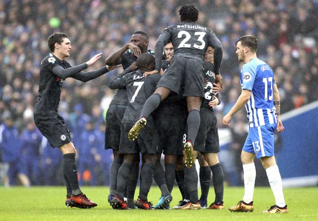 El Chelsea se llevó los tres puntos. Foto AP El Chelsea se llevó los tres puntos. Foto AP