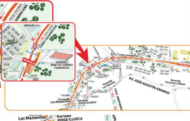 La salida del Corredor Norte estará cerrada, entre otros puntos.