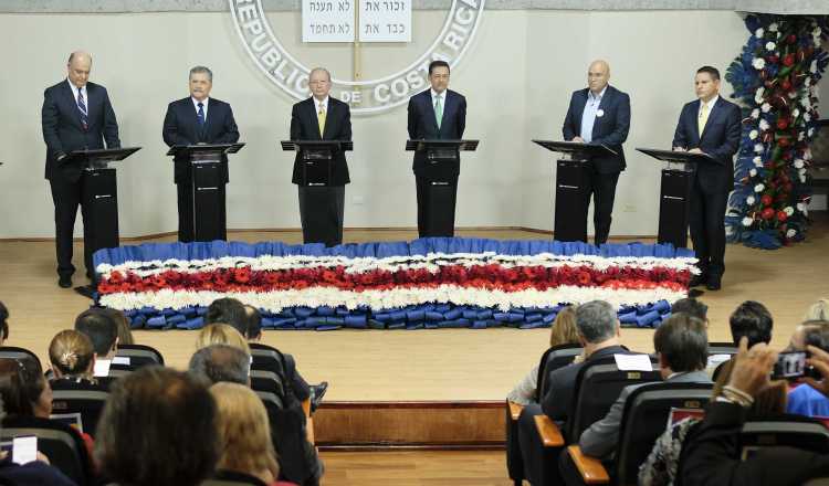 Debate presidencial costarricense. EFE