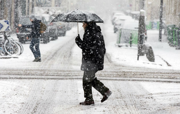 Hay alerta naranja en París. Foto: EFE.