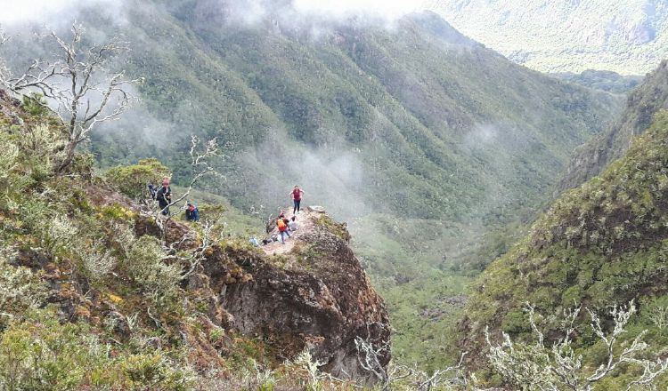 Turismo en el volcán Barú. /Foto Salvador Martínez