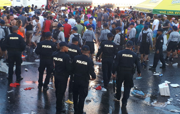 Hubo un intenso operativo en el área de Montijo por parte de la Policía Nacional. Foto/Melquiades Vásquez