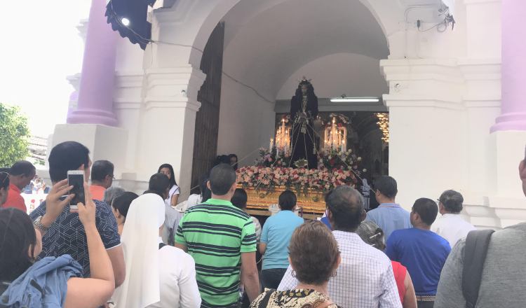 La imagen de Jesús de Nazareno de Atalaya data de la época colonial. /Foto Víctor Eliseo Rodríguez 