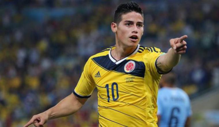 James Rodríguez marcó seis goles para ser el líder anotador del Mundial Brasil 2014. James Rodríguez marcó seis goles para ser el líder anotador del Mundial Brasil 2014. /Foto EFE