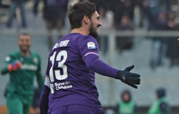 Astori también vistió la camiseta de la Roma.