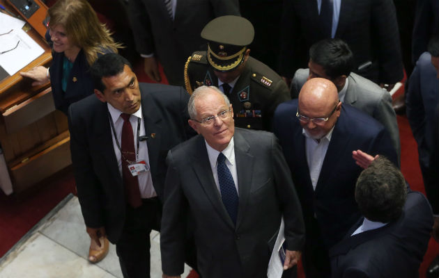 El año pasado el presidente Pedro Pablo Kuczynski, se salvó de ser destituido.