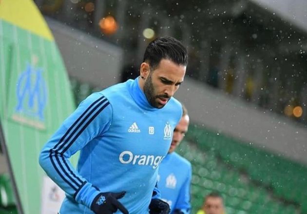 Adil Rami con el Marsella. Foto @adilrami