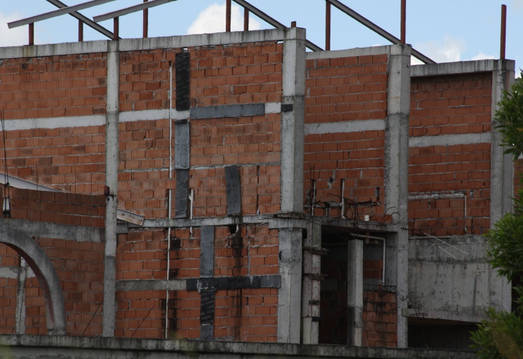Un 55% de avance llevaba la obra.
