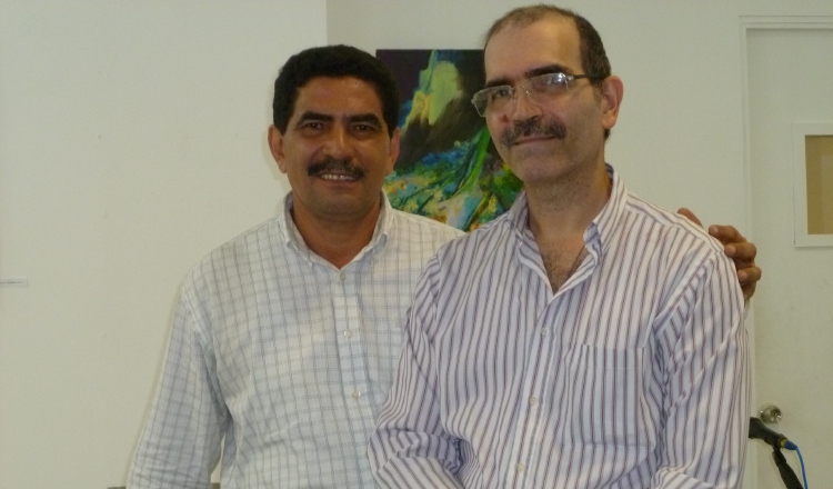 Juan Antonio  Gómez y Claudio De Castro. /Foto: Rosalina Orocú