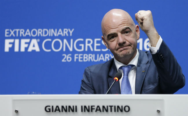 Presidente de la FIFA, Gianni Infantino. Foto:AP