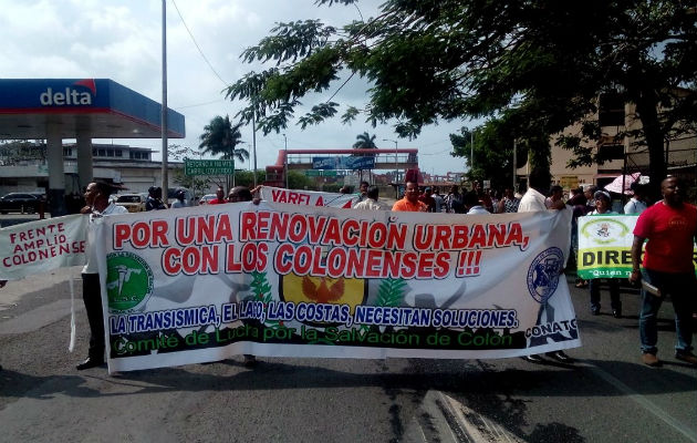Protestaron a la altura de Arco Iris. Foto: Diómedes Sánchez S.