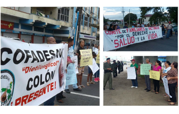 Protestas por caso dietilenglicol