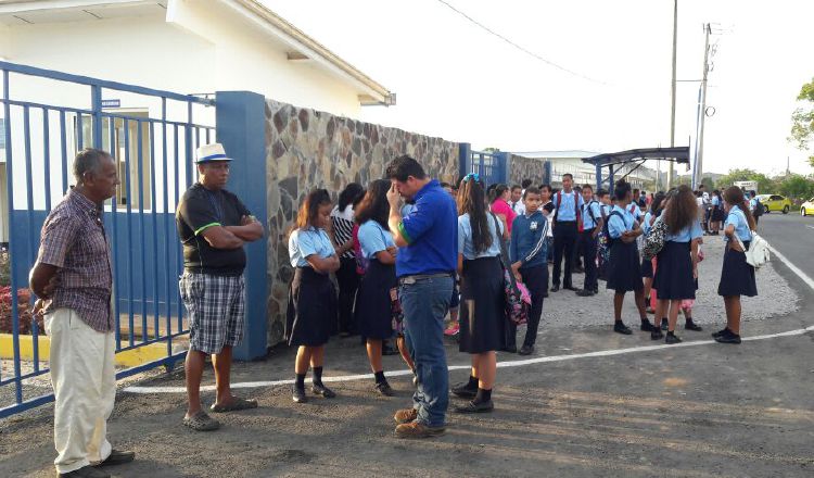 La escuela no abrió, pese al anuncio del presidente. /Foto José Vásquez