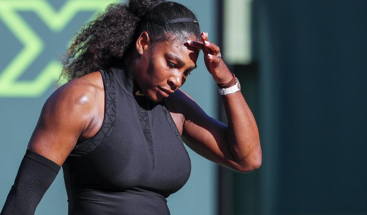 Serena Williams estuvo  demasiado imprecisa. /Foto EFE