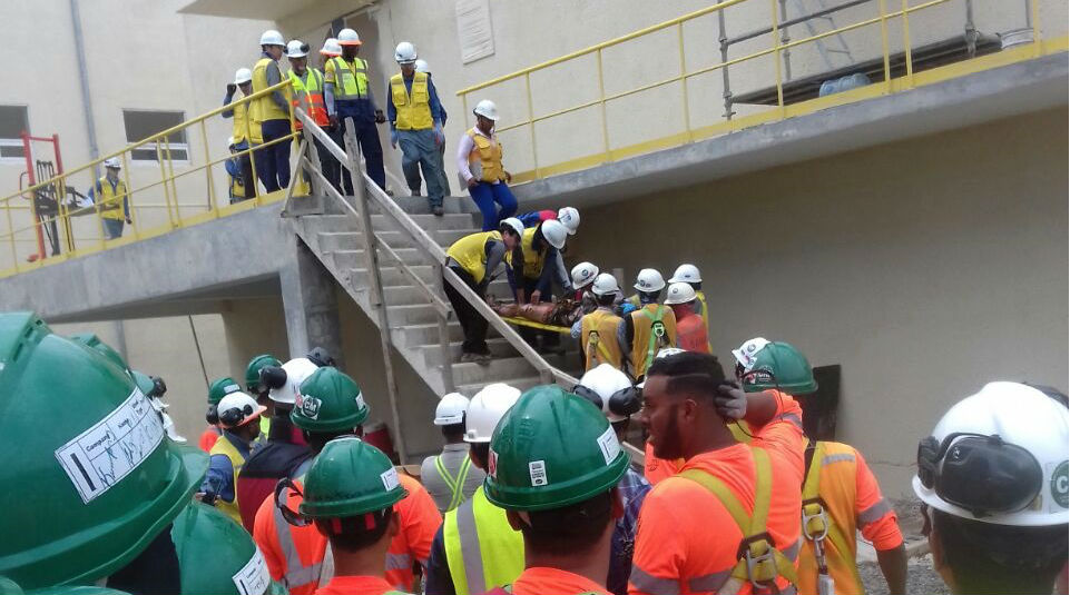 Fue llevado al hospital por compañeros de trabajo. Foto: Delfia Cortez.