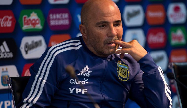 Jorge Sampaoli trabaja con la selección de Argentina desde 2017. /Foto EFE