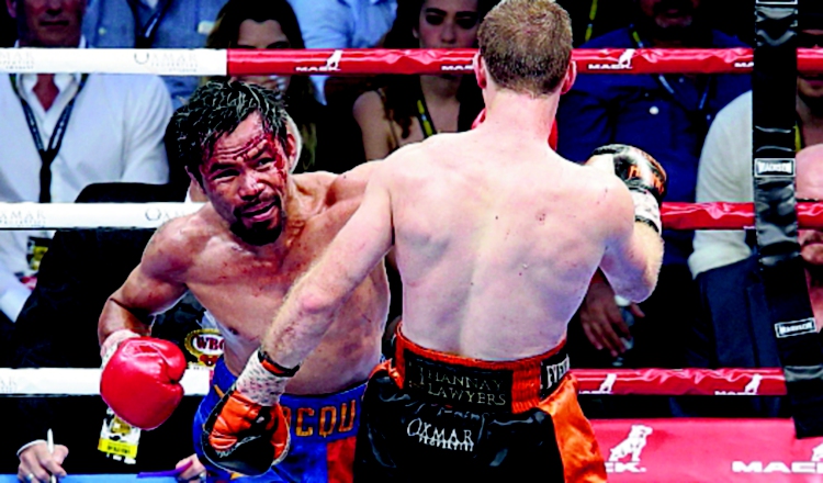 Manny Pacquiao en su último combate ante Jeff Horn. /Foto AP