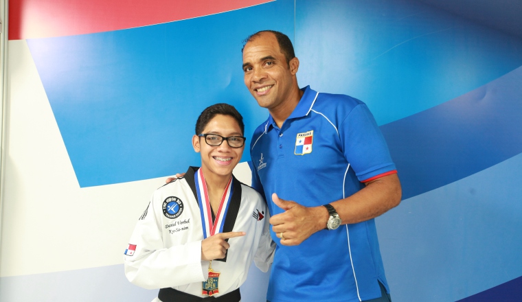 Verbel y Martín Peterson. Verbel y Martín Peterson. /Foto Anayansi Gamez