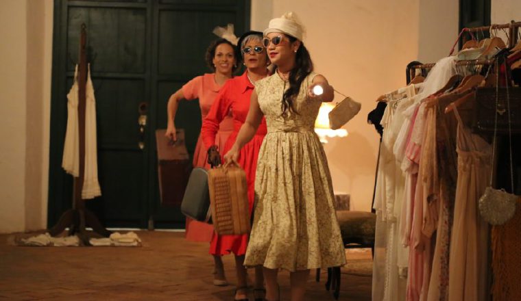 Drama: El elenco de “Esos que siempre fuimos otros”: Mariela Aragón Chiari, Maritza Mayté Vernaza y Alba De Obaldía. Con dramaturgia y dirección artística de Diego Fernando Montoya.