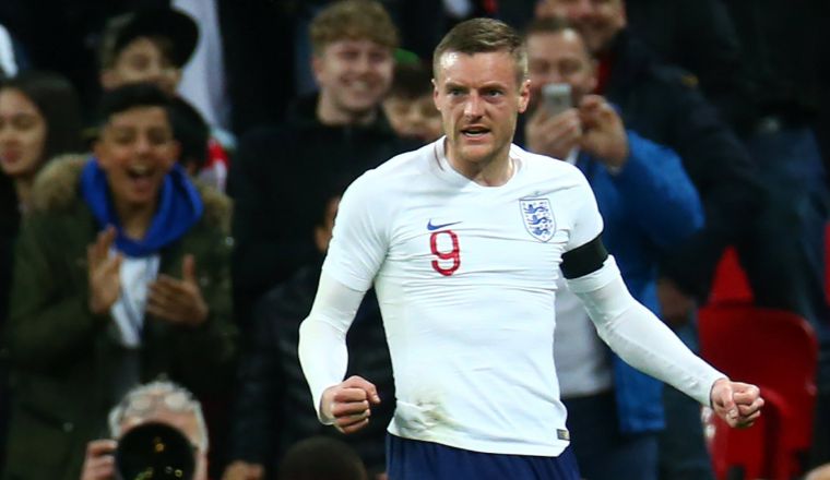 Jamie Vardy es una de las estrellas en el ataque que tiene Inglaterra para el mundial. /Foto EFE