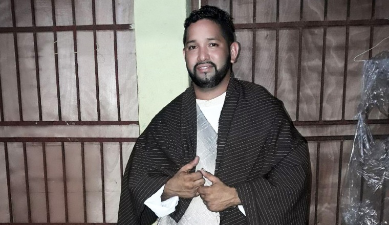 Sergio Batista realiza hoy el papel de Cristo (lleva 10 años). Sergio Batista realiza hoy el papel de Cristo (lleva 10 años).