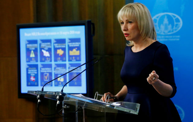 La portavoz del Ministerio ruso de Exteriores, Maria Zakharova, anuncia medidas diplomáticas contra EE.UU. FOTO/EFE