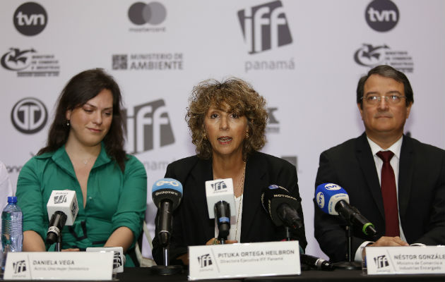 Mesa principal durante Conferencia de prensa del IFF. Foto: Josué Arosemena.