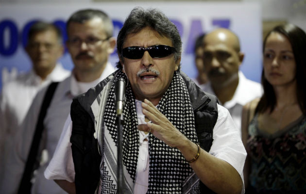 Jesús Santrich, uno de los líderes de la antigua guerrilla de las Fuerzas Armadas Revolucionarias de Colombia (Farc), FOTO/EFE