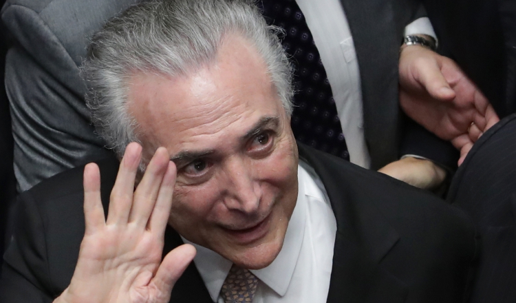 Presidente Michel Temer. AP