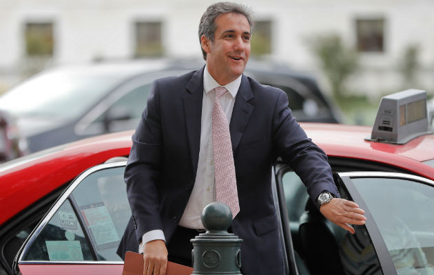 Michael Cohen, abogado del presidente Donald Trump. FOTO/AP