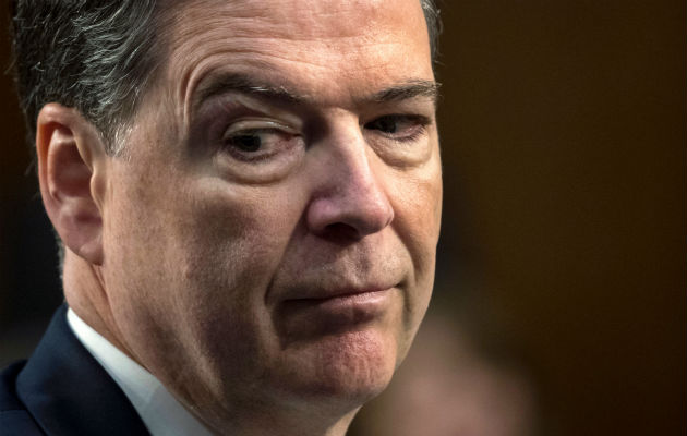 Ex director del Buró Federal de Investigaciones​ (FBI), James Comey. FOTO/AP