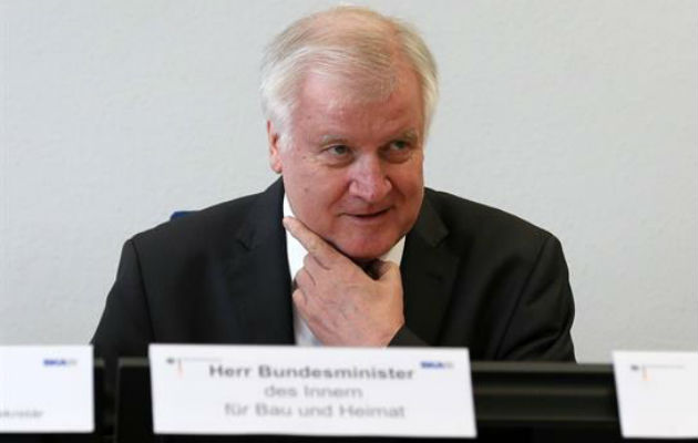 El ministro alemán de Interior, Horst Seehofer. Foto: EFE