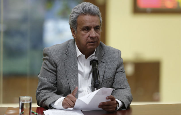 Lenín Moreno, presidente ecuatoriano. Foto: EFE.