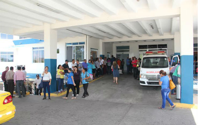 Sala de urgencias del hospital regional de David.