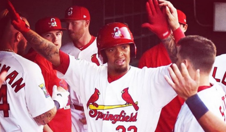 Edmundo Sosa comenzó su andar profesional en 2013. Springfield Cardinals