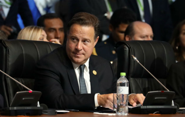 Presidente de Panamá, Juan Carlos Varela Rodríguez. FOTO/AP