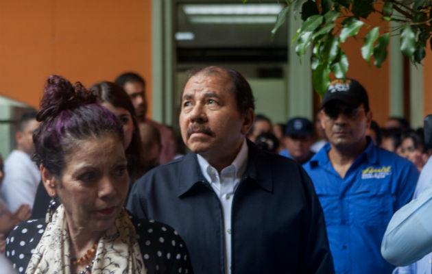 Daniel Ortega responde a las presiones. Foto: Archivo.