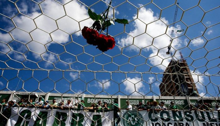 El accidente del equipo brasileño llenó de luto al deporte mundialmente. Foto EFE