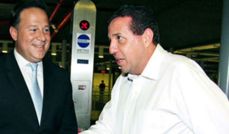 André Rabello, de Odebrecht, junto a Juan Carlos Varela.