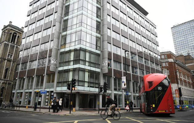 Instalaciones de la consultora británica Cambridge Analytica FOTO/AP