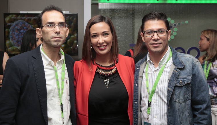3. José Aliss, Lizet Olmos y Fernando Aillón.