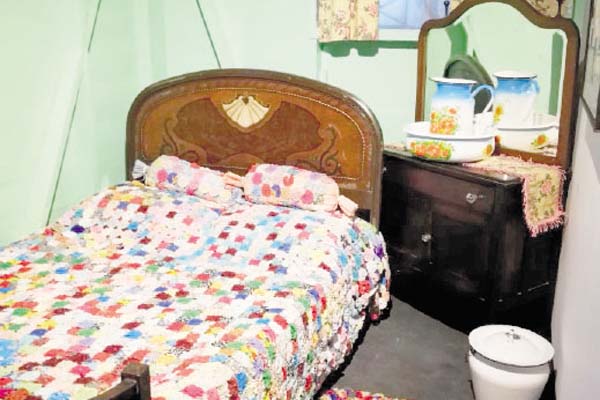 Recámara en una casa afroantillana. /Foto Cortesía.