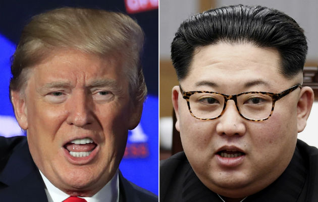Donald Trump y Kim Jong-un. FOTO/AP