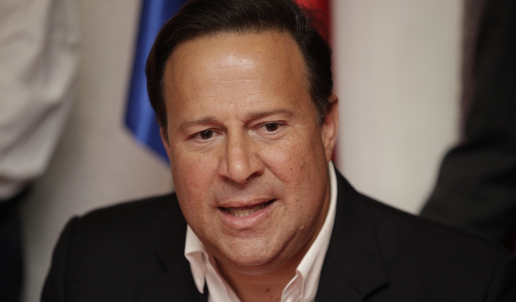 El presidente de la República  Juan Carlos Varela.