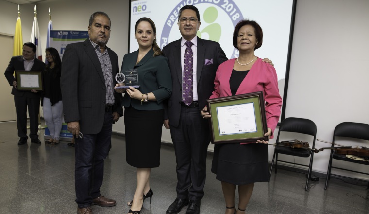 2.  Marcos Morales, Norma Bermúdez, Juan Carlos Hernández y Celia Centeno. 