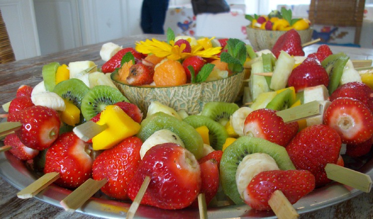 Las frutas se pueden consumir a cualquier hora del día. 
