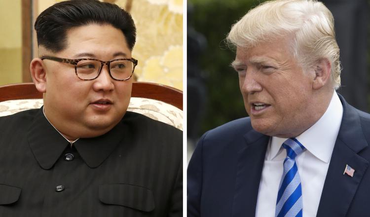 Los líderes Kim Jong-Un y Donald Trump. EFE