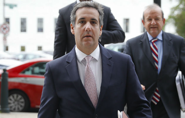 Michael Cohen, abogado del presidente Donald Trump. FOTO/AP