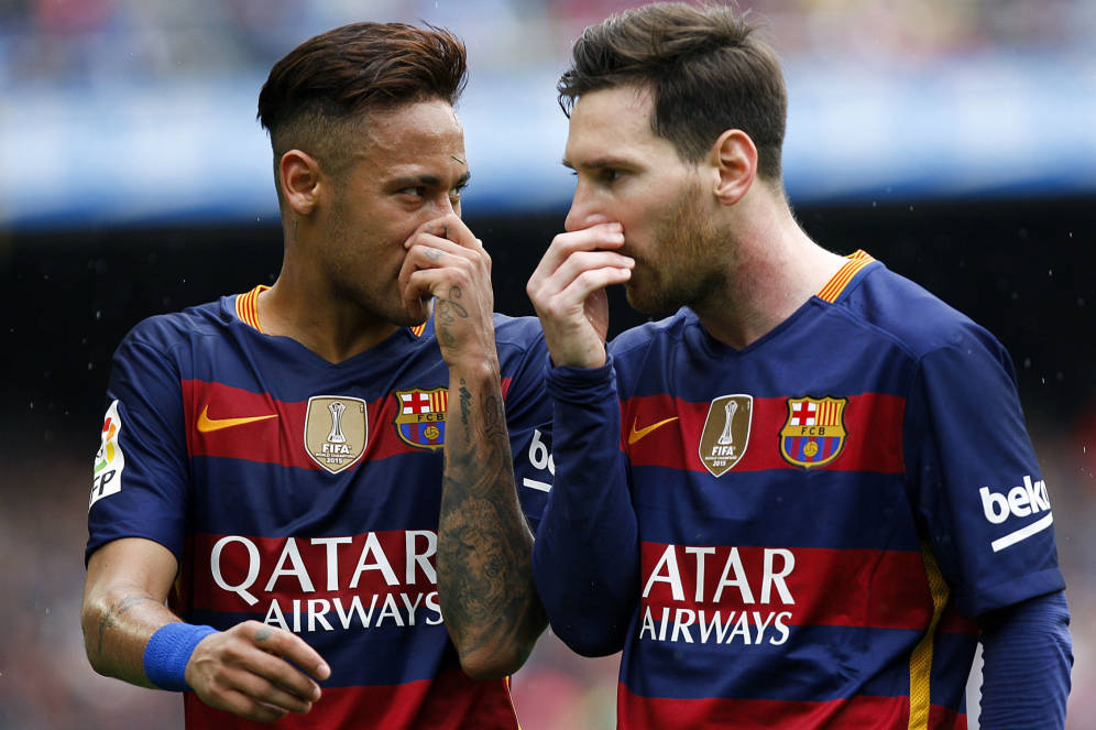Messi y Neymar compartieron varias temporadas en el Barcelona. Foto EFE