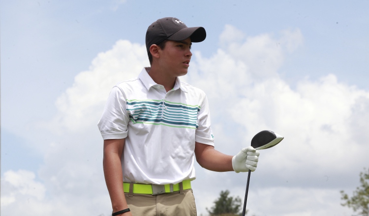 Lucca González Dormoi se mostró orgulloso por la oportunidad que tendrá de representar al país en el Junior Open. /Foto Anayansi Gamez